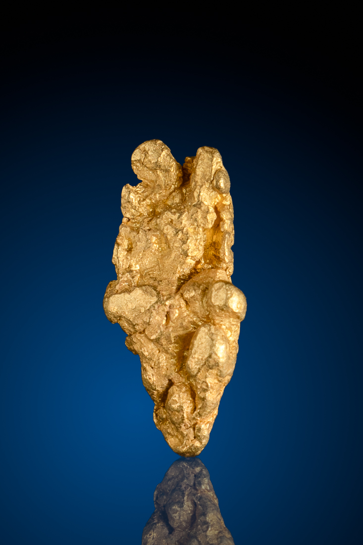 (image for) Rare American River Textured Natural Gold Nugget - 1.92 grams
